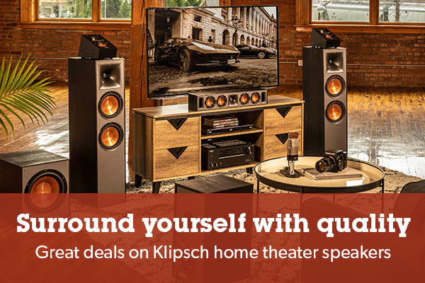 Great deals on Klipsch home theater speakers