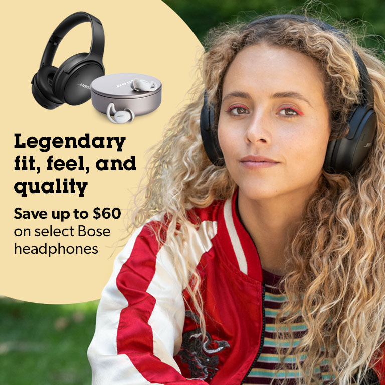 Save up to $60 on select Bose headphones