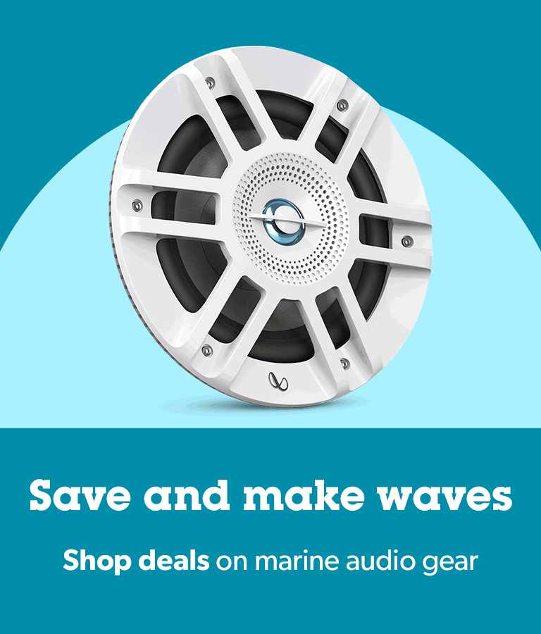 Marine audio for sun and fun Crutchfield