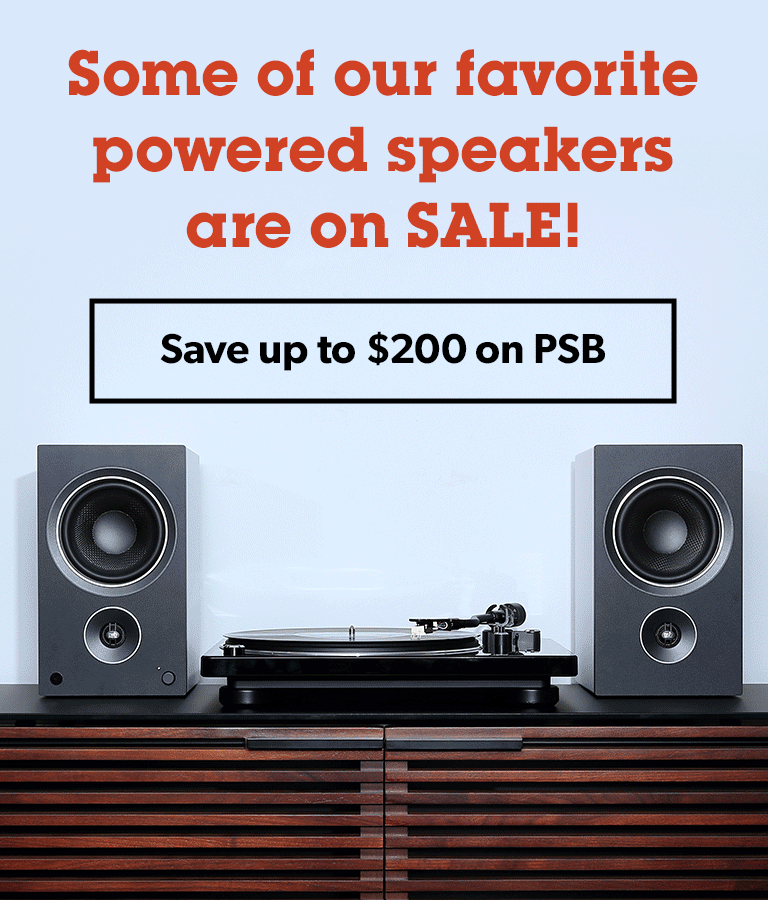 Some of our favorite powered speakers are on sale! Crutchfield