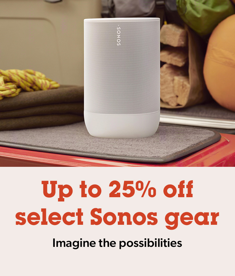 Up to 25% off select Sonos speakers. Imagine the possibilities. Shop our deals.